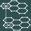 Схема кристаллической решётки графита